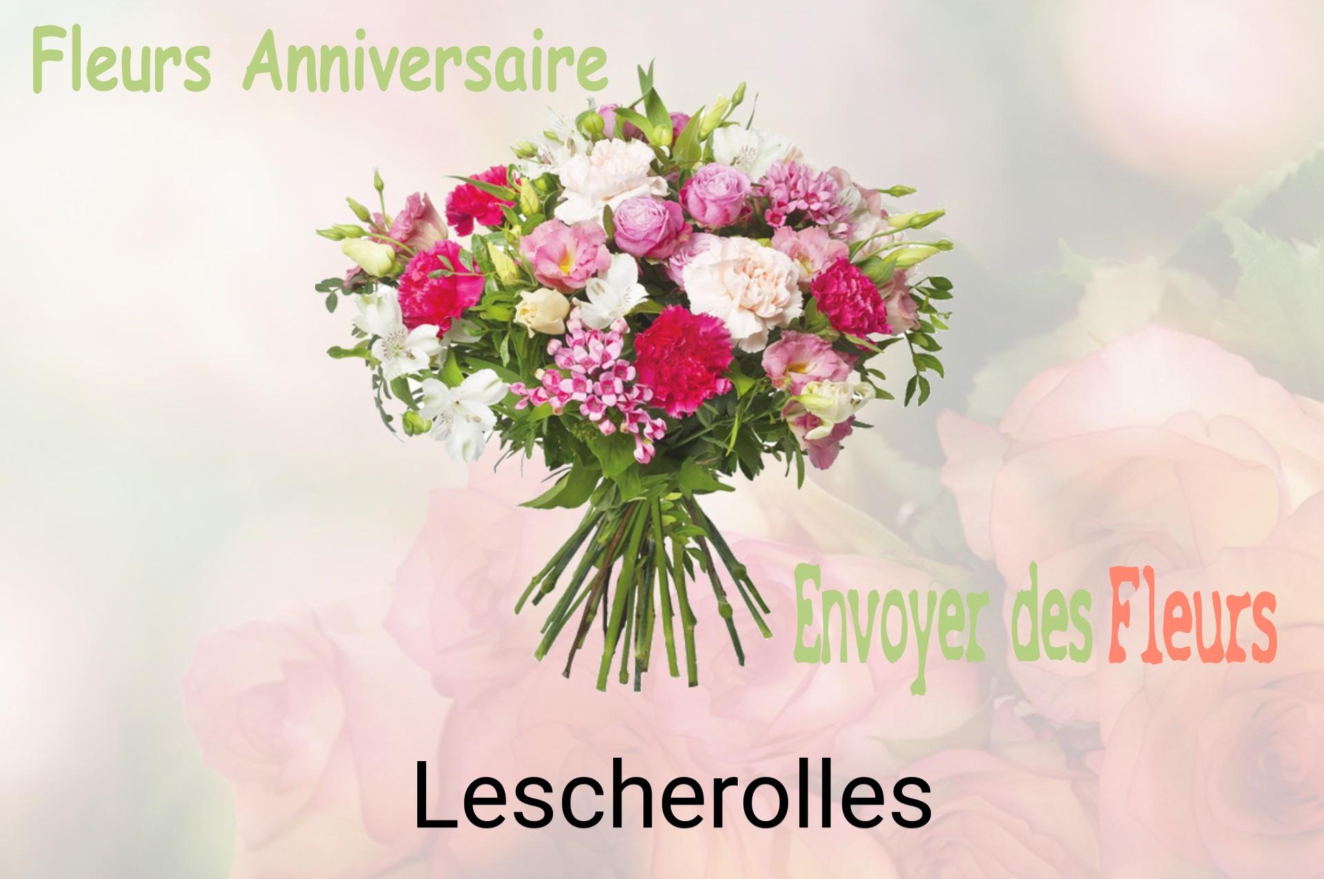 Bouquet de fleurs d’anniversaire livré à Lescherolles